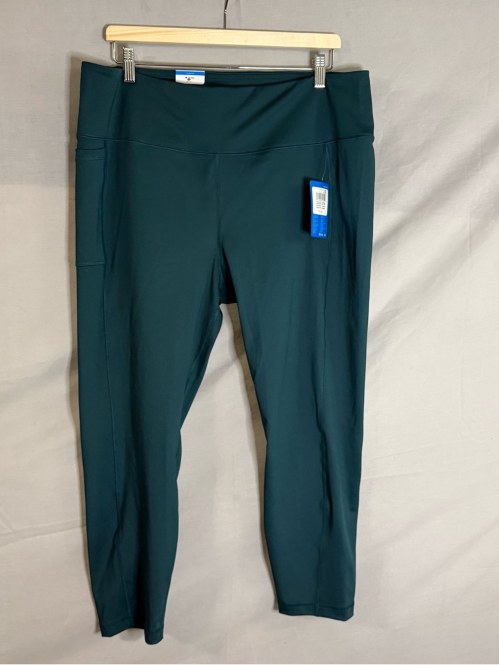NWT Women's Columbia Springs Grotto EXS Leggings Green Size XXL MSRP $70